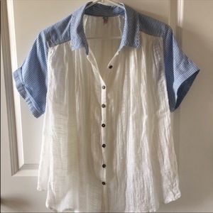 Free People gauze top